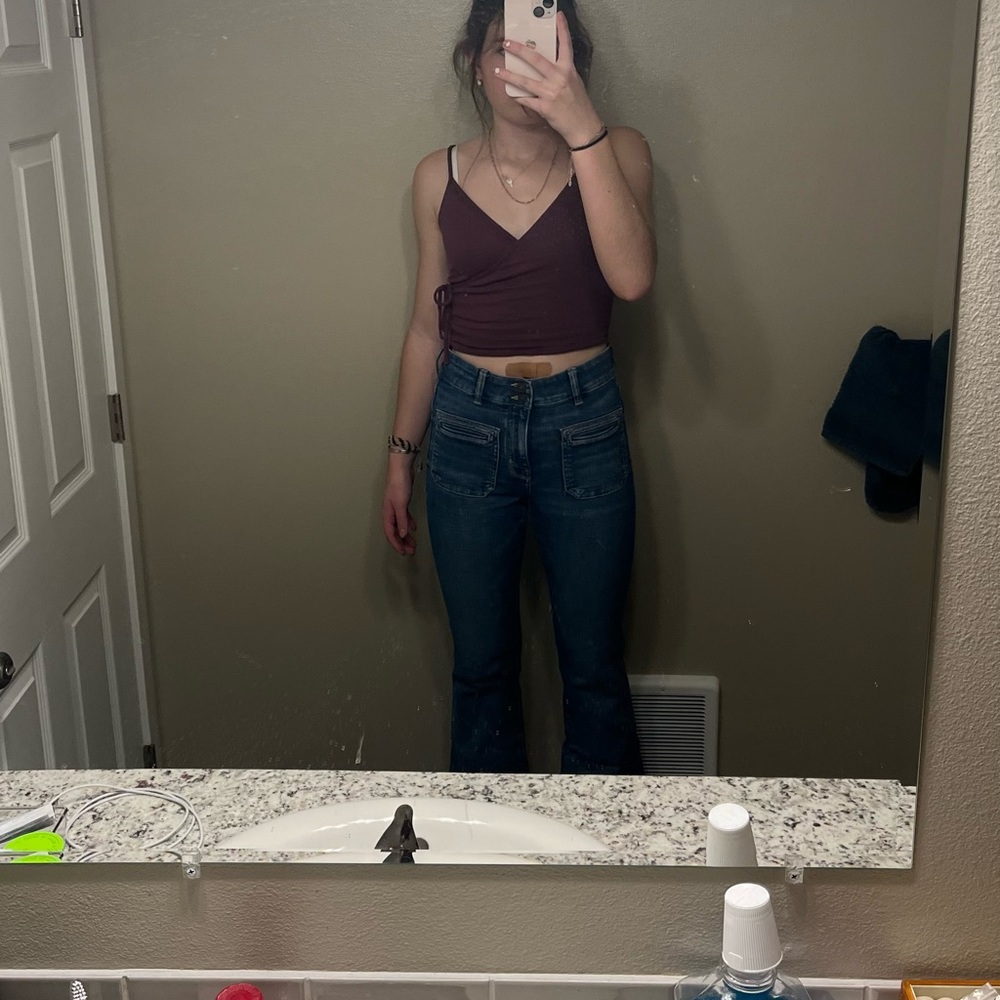 Boot cut jeans